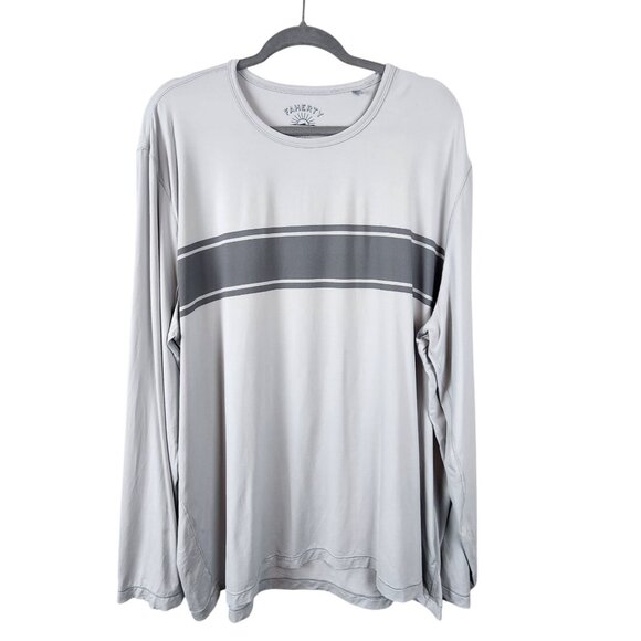 Faherty Shorelite long sleeve shirt rash guard XXL men UPF 50 gray - Picture 1 of 8